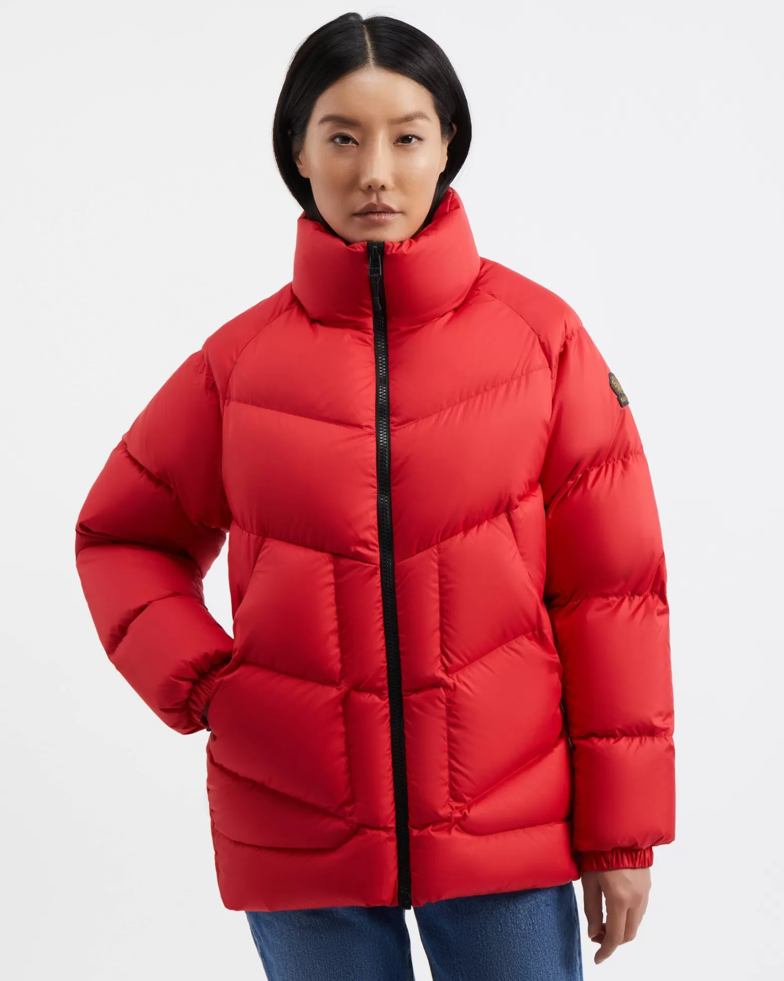 Manteaux En Duvet | Manteaux Courts-Kanuk Manteau D'hiver Brooklyn - Rouge