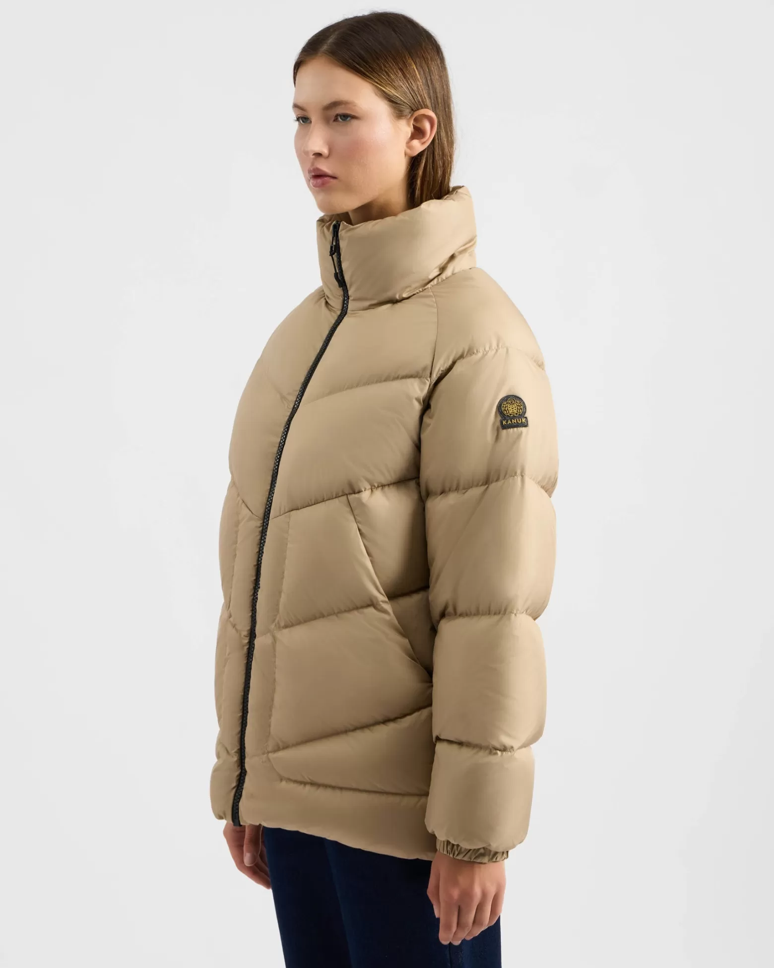 Manteaux En Duvet | Manteaux Courts-Kanuk Manteau D'hiver Brooklyn - Sable