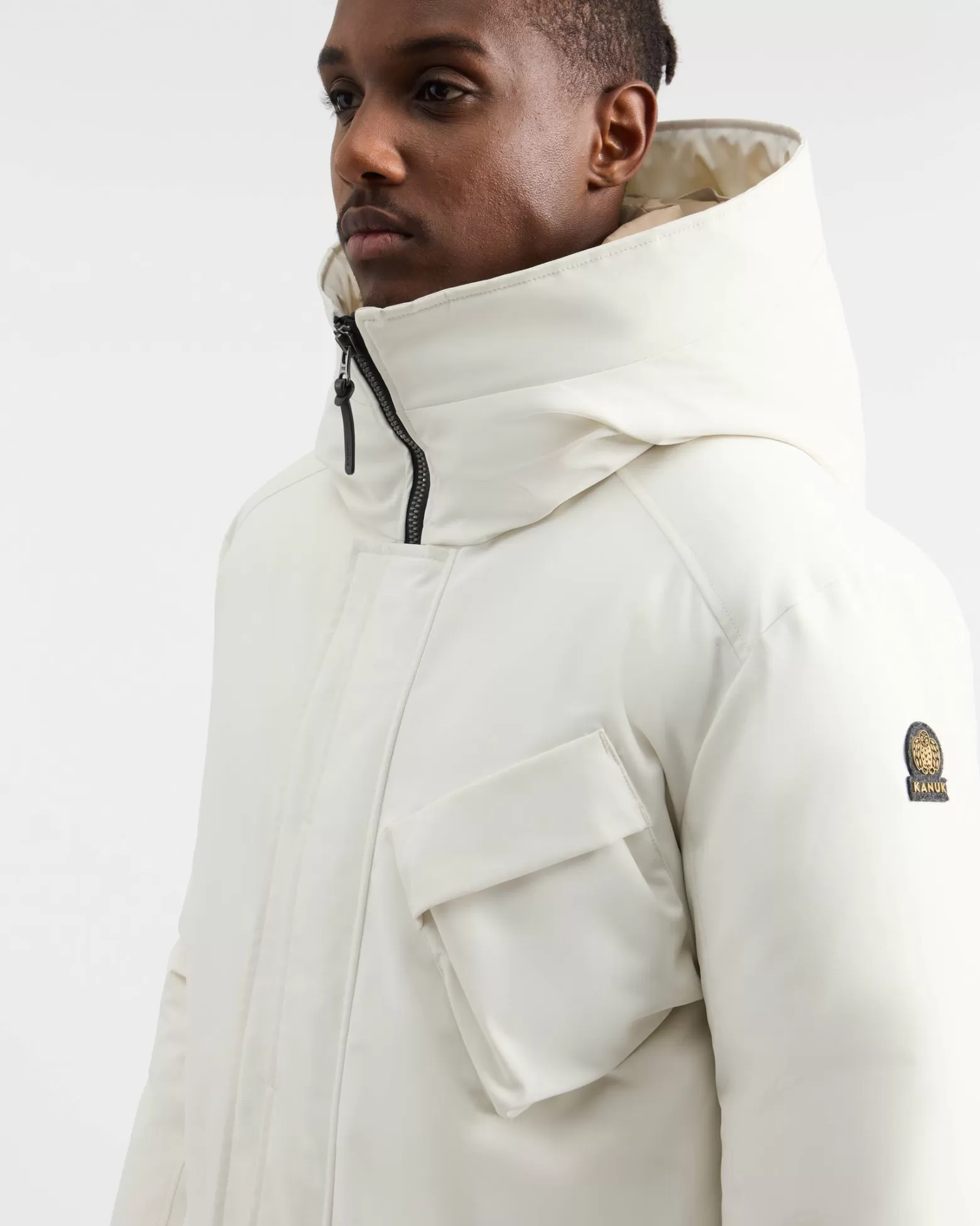 Manteaux En Duvet | Manteaux Longs-Kanuk Manteau D'hiver Jonas - Blanc D'hiver