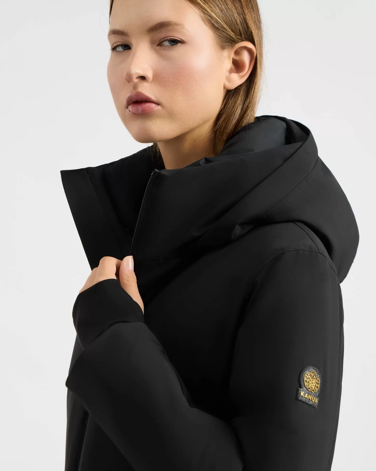 Manteaux En Isolant Synthétique | Manteaux Courts-Kanuk Manteau D'hiver Laurier - Noir Jais