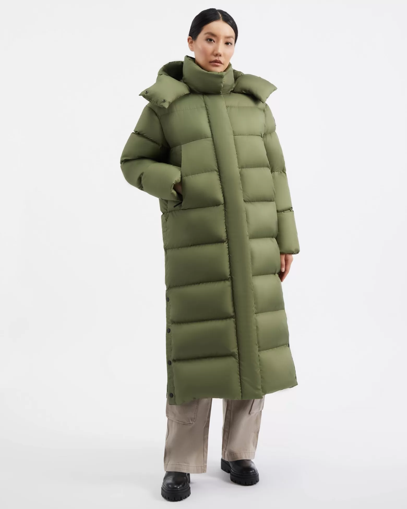 Manteaux En Duvet | Manteaux Longs-Kanuk Manteau D'hiver Lund - Trefle Vert