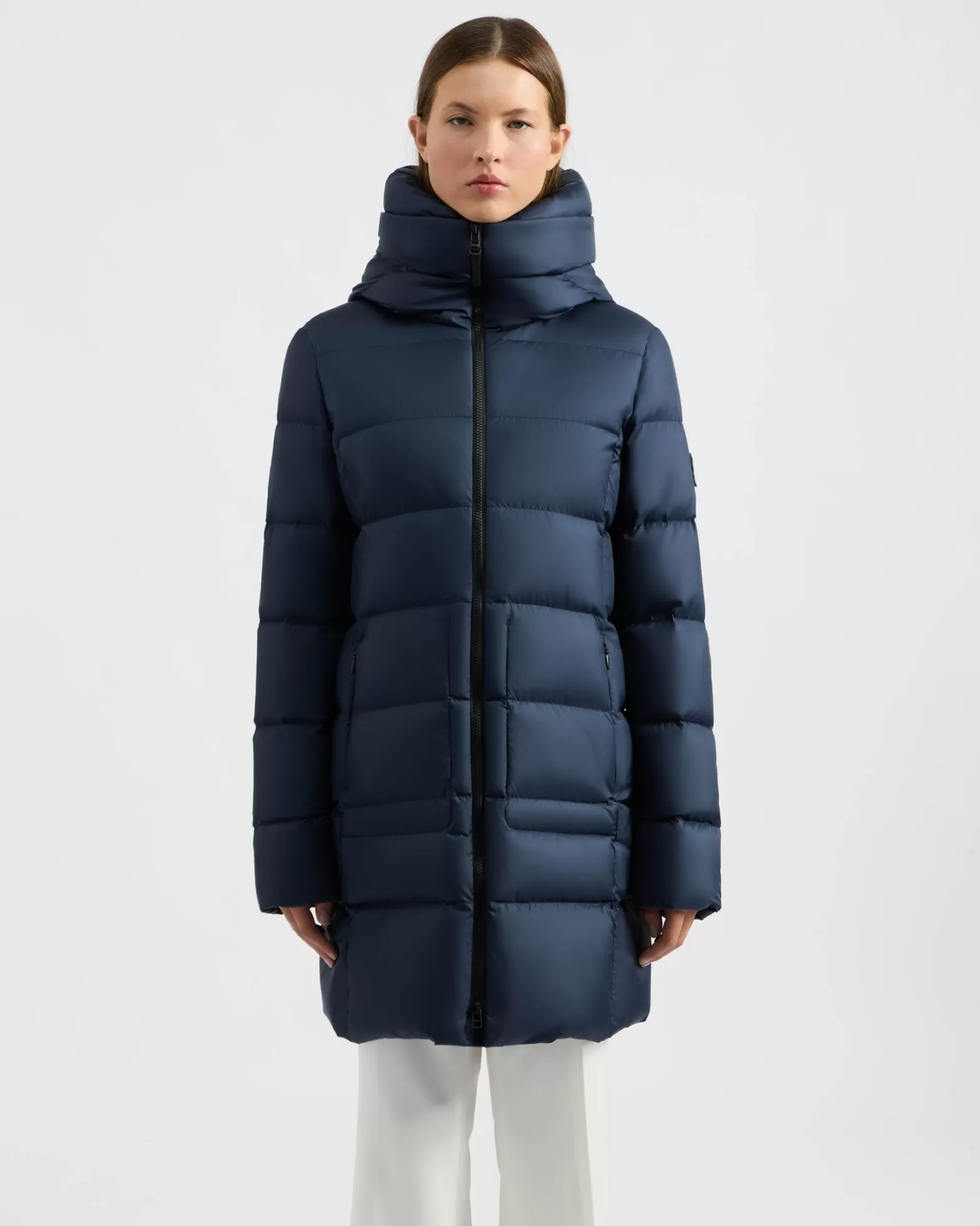 Manteaux En Duvet | Manteaux Mi-Longs-Kanuk Manteau D'hiver Marilia - Bleu Profond