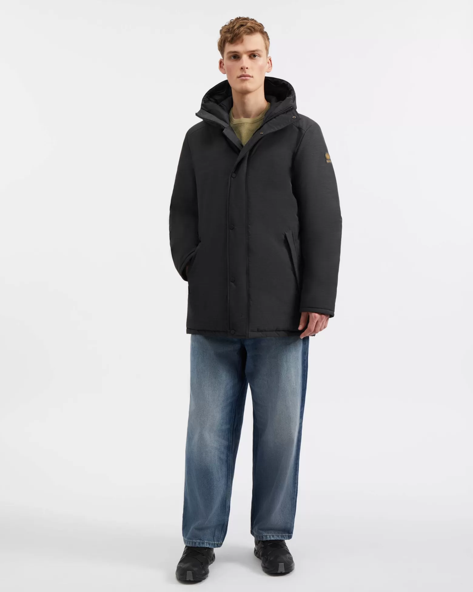 Manteaux En Isolant Synthétique | Manteaux Mi-Longs-Kanuk Manteau D'hiver Mont-Royal - Mélange Noir