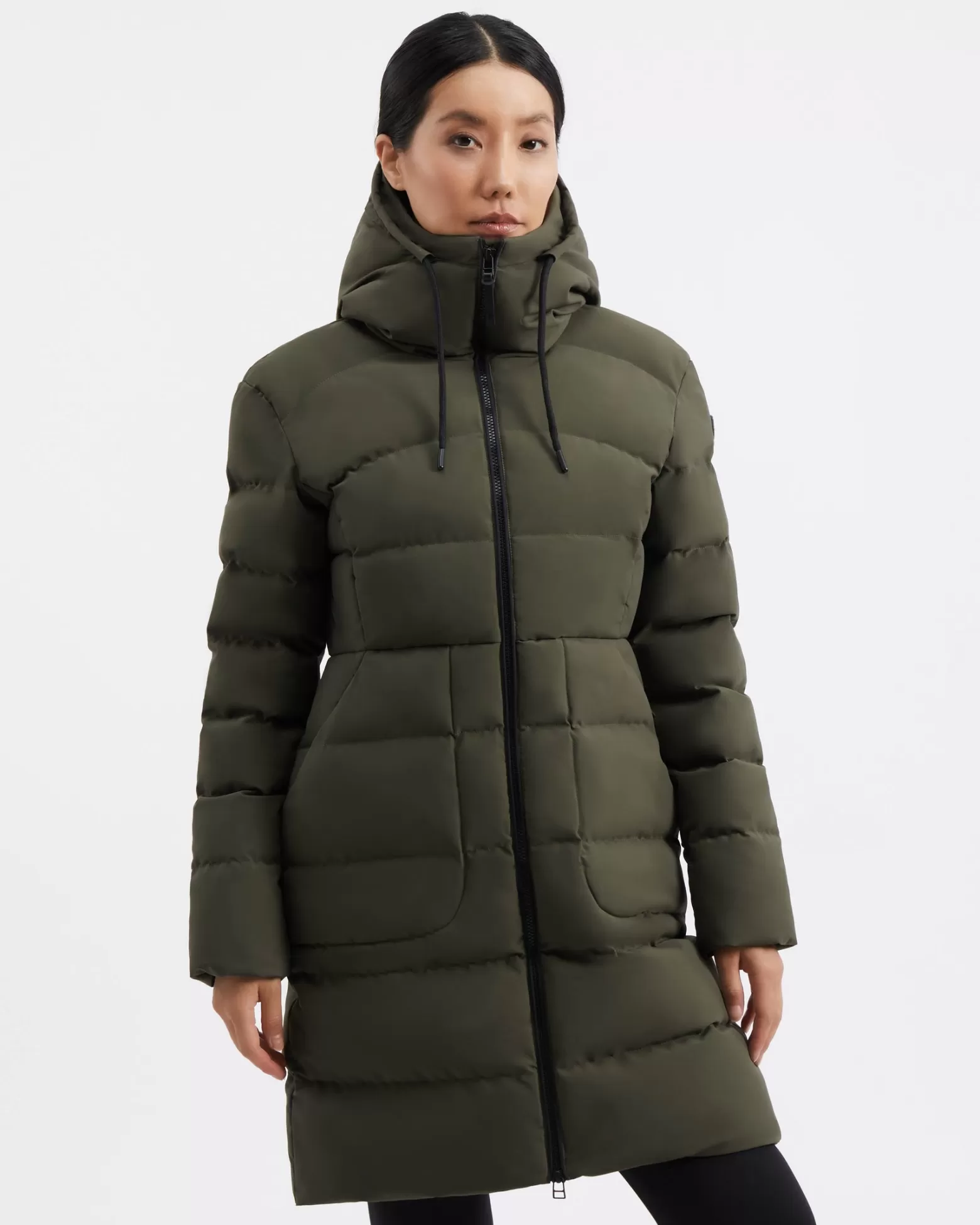 Manteaux En Duvet | Manteaux Mi-Longs-Kanuk Manteau D'hiver Notting Hill - Vert Chasseur