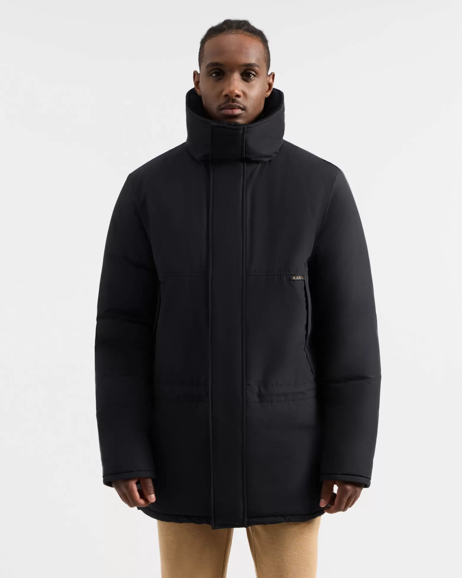 Manteaux En Isolant Synthétique | Manteaux Courts-Kanuk Manteau D'hiver Patrouilleur - Noir Délavé