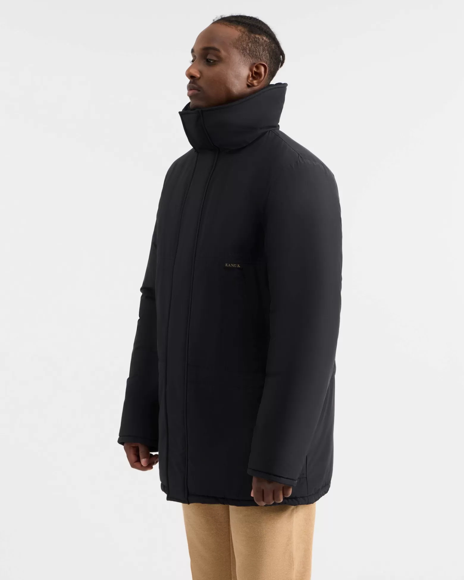 Manteaux En Isolant Synthétique | Manteaux Courts-Kanuk Manteau D'hiver Patrouilleur - Noir Délavé