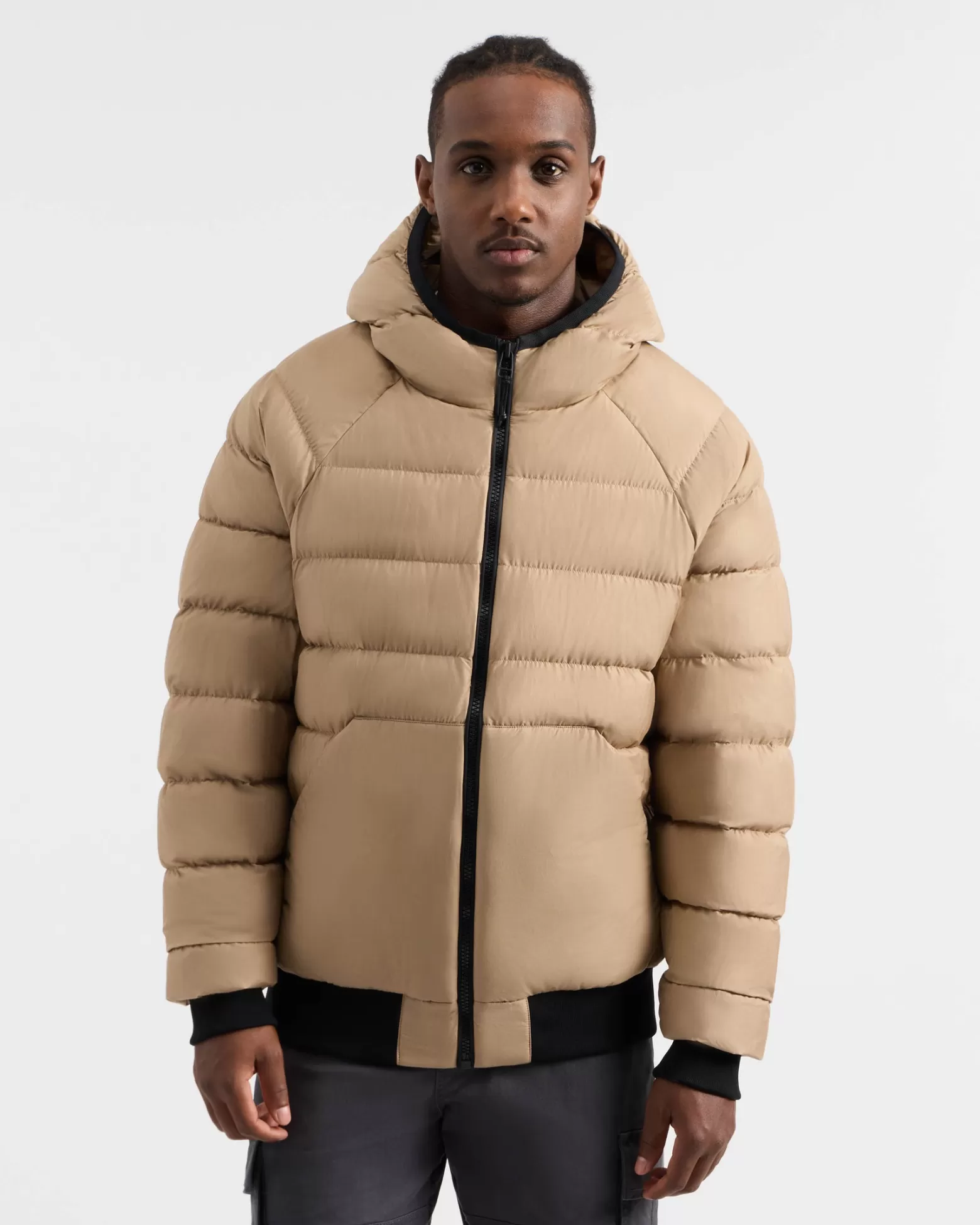 Manteaux En Duvet | Manteaux Courts-Kanuk Manteau Mi-saison Mile-end - Beige Antique