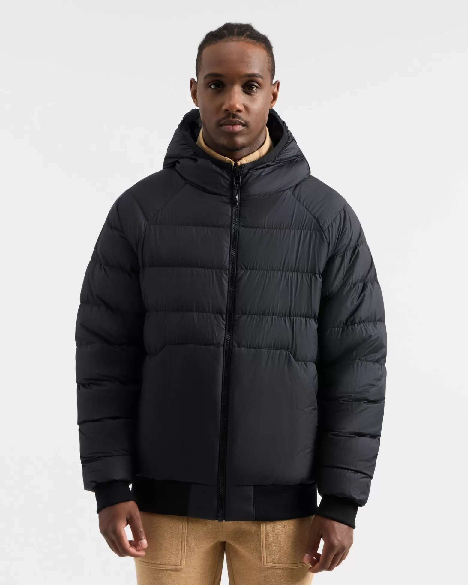 Manteaux En Duvet | Manteaux Courts-Kanuk Manteau Mi-saison Mile-end - Noir Antique